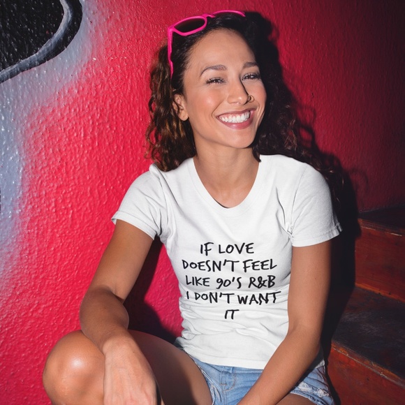 If Love Doesn't Feel Like 90's R&B T-Shirt - Picture 3 of 3